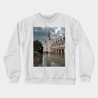 St Louis Cathedral on a Rainy Day Crewneck Sweatshirt